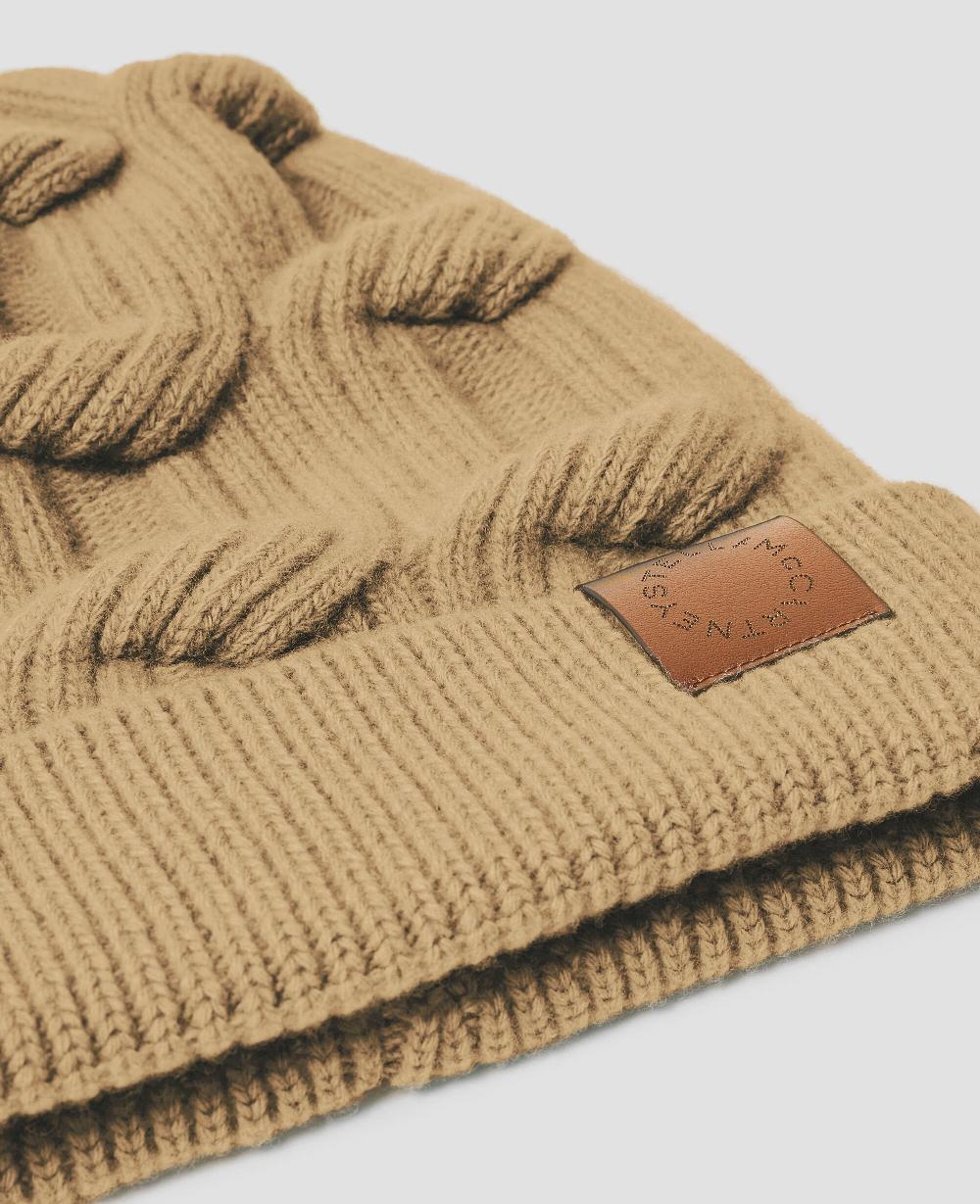 Stella Falabella Cable-Knit Beanie