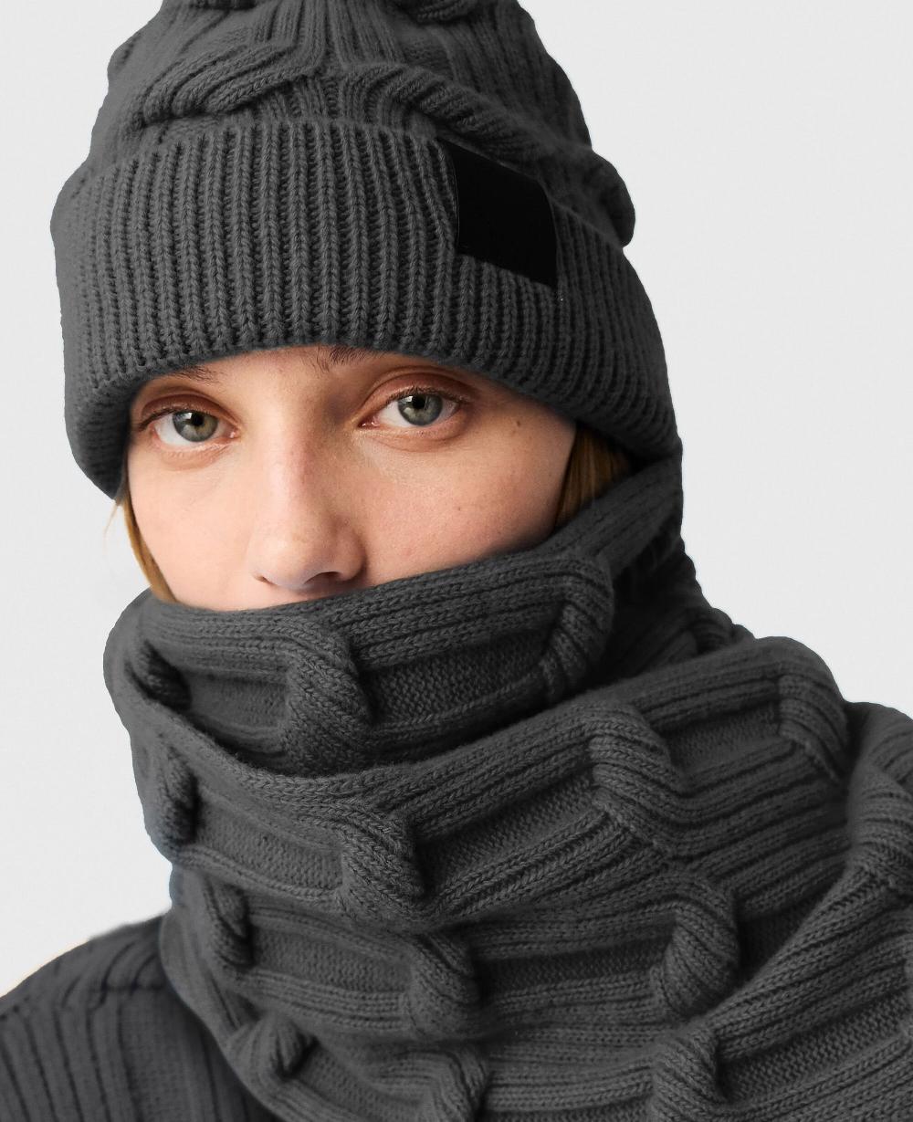 Stella Falabella Cable-Knit Beanie