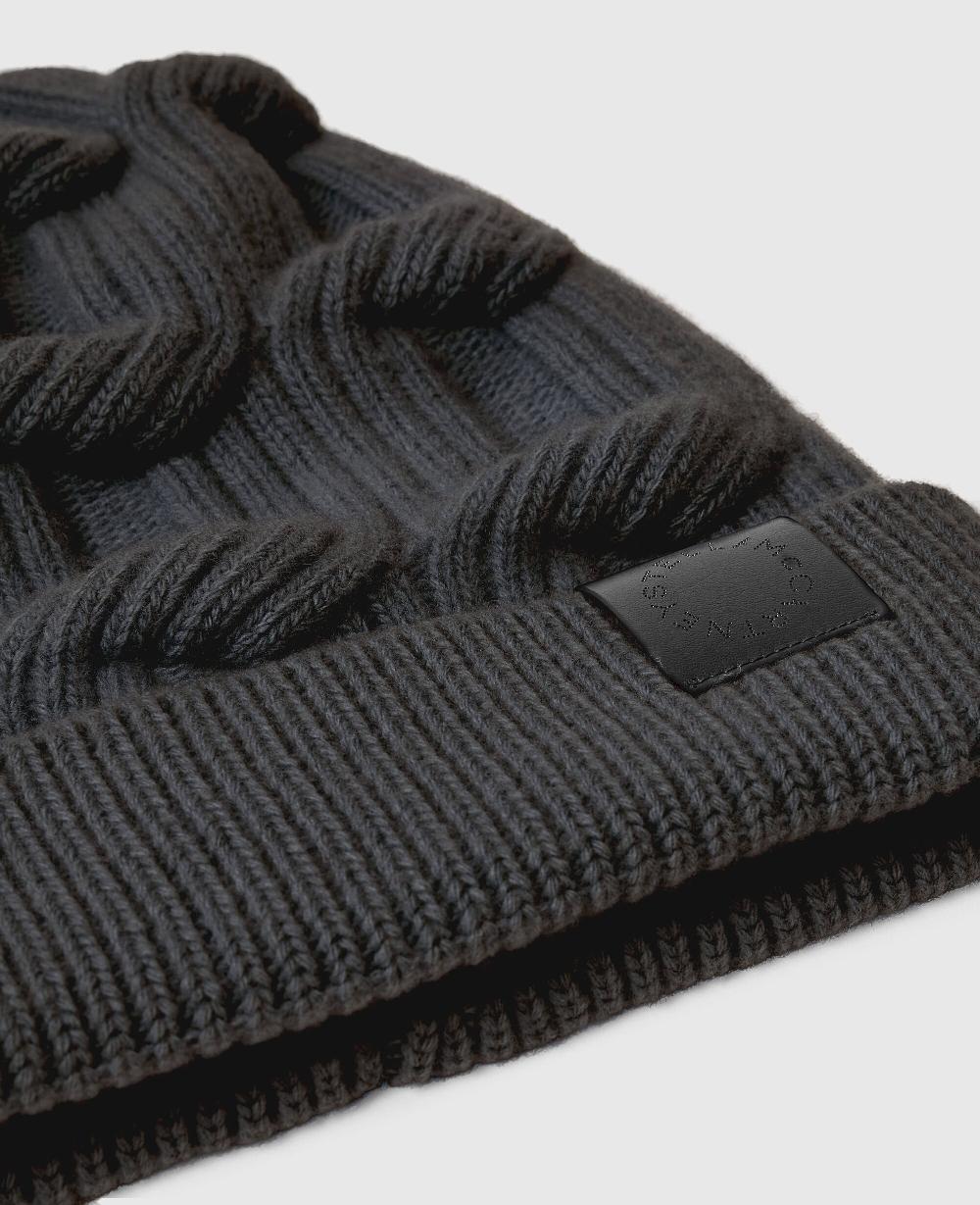 Stella Falabella Cable-Knit Beanie