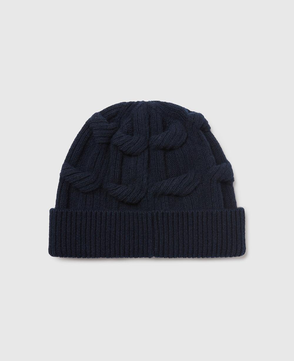 Stella Falabella Cable-Knit Beanie