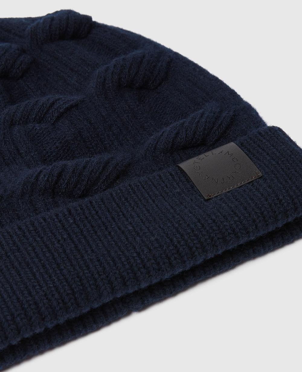 Stella Falabella Cable-Knit Beanie