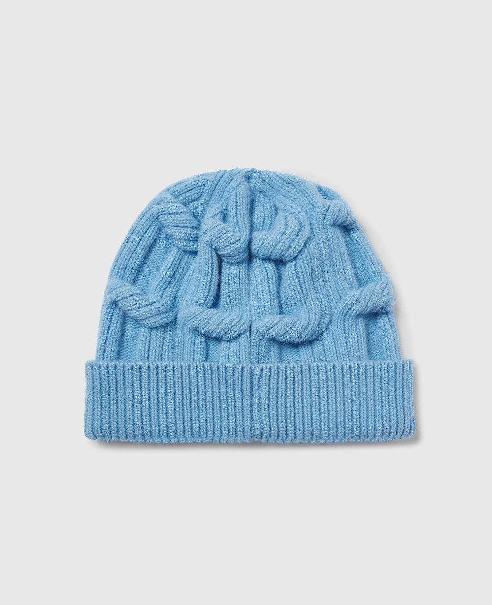 Stella Falabella Cable-Knit Beanie