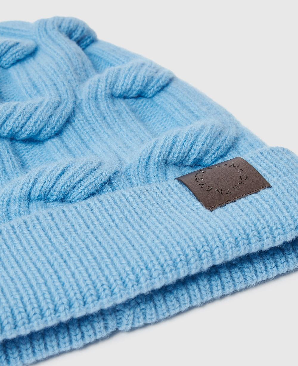 Stella Falabella Cable-Knit Beanie