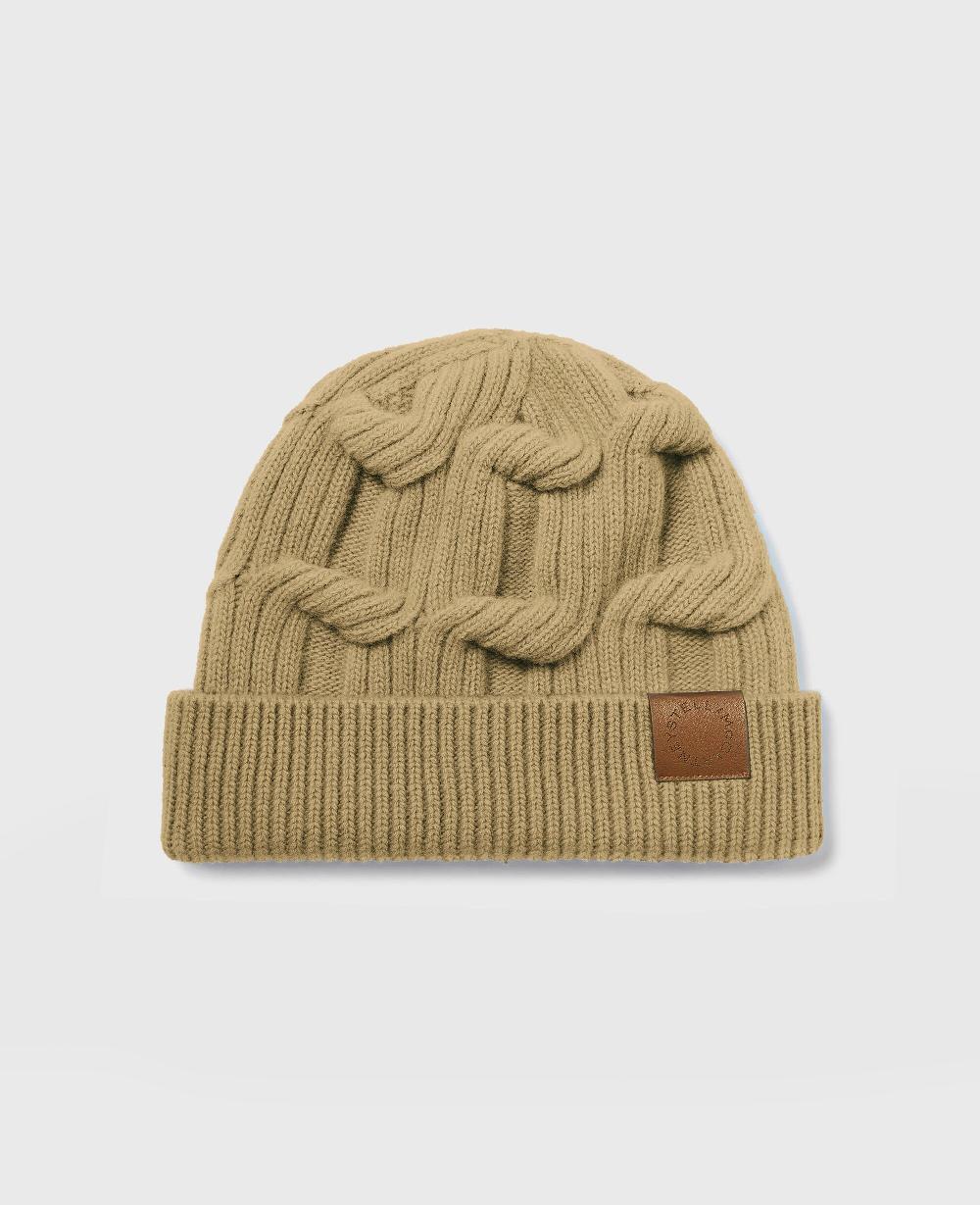 stella Falabella Cable-Knit Beanie