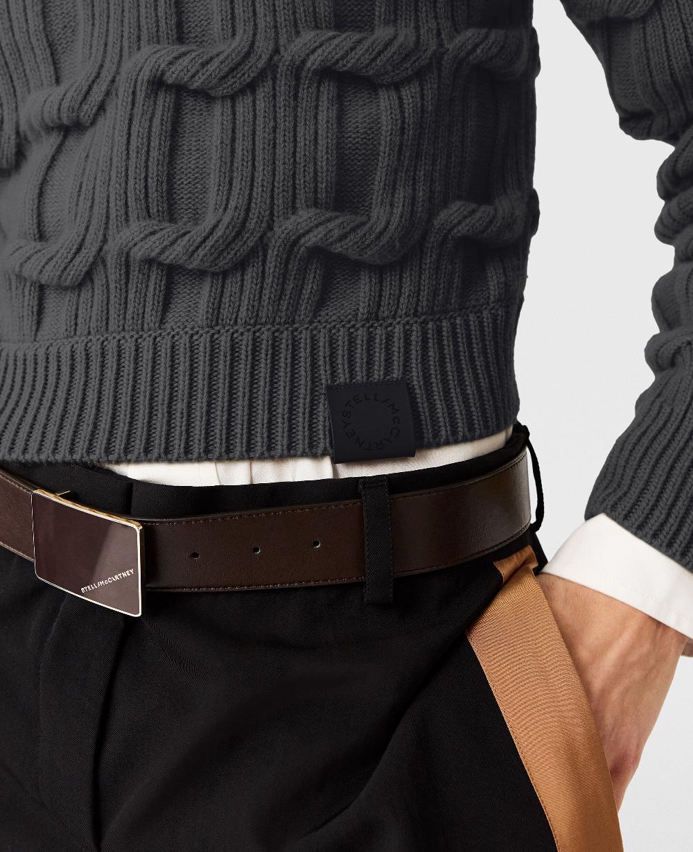 Stella Falabella Cable-Knit Crewneck Jumper