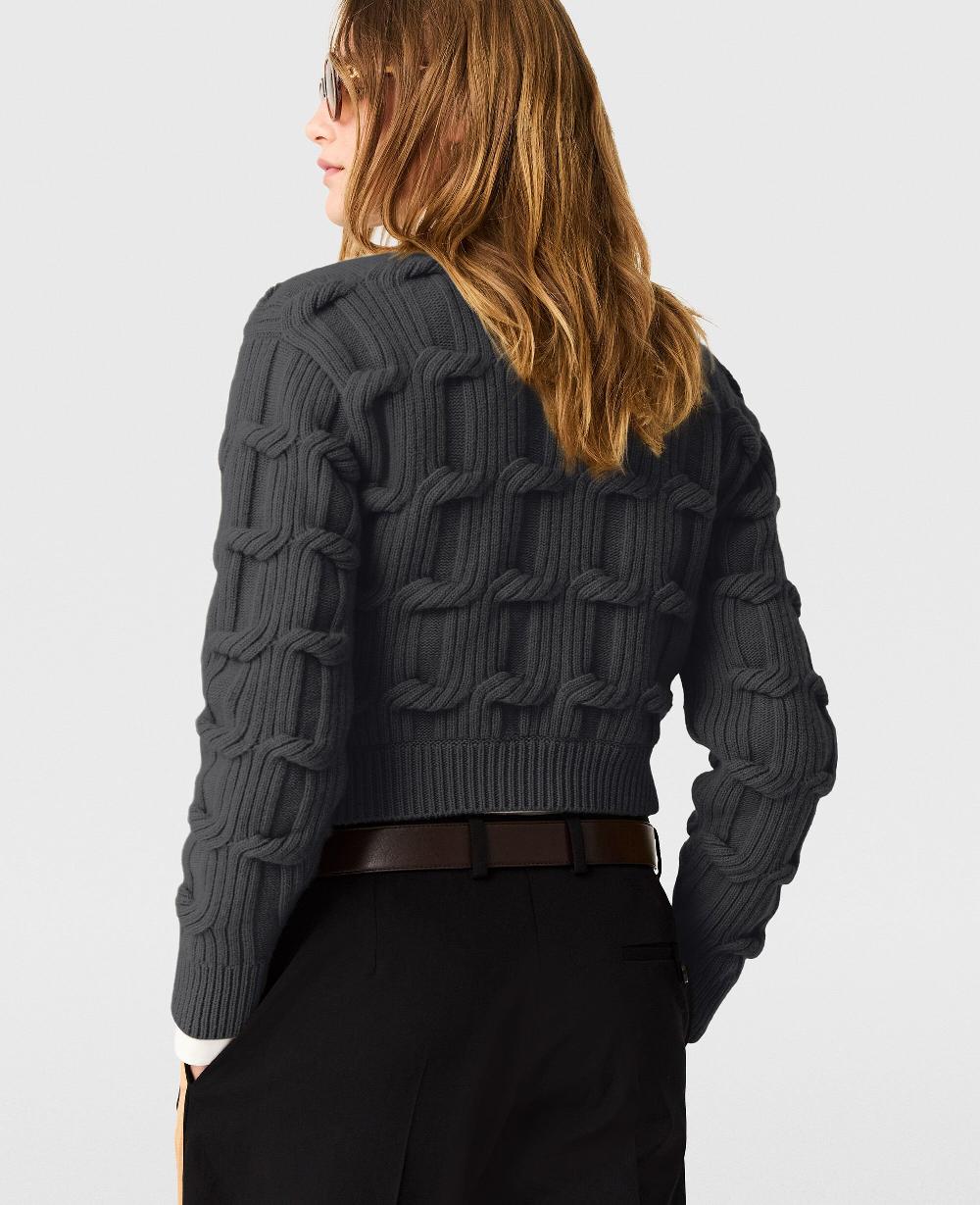 Stella Falabella Cable-Knit Crewneck Jumper