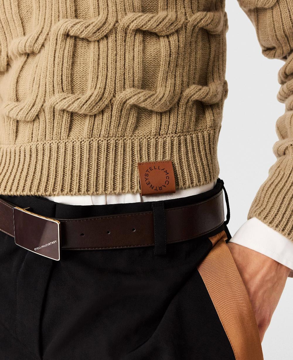 Stella Falabella Cable-Knit Crewneck Jumper