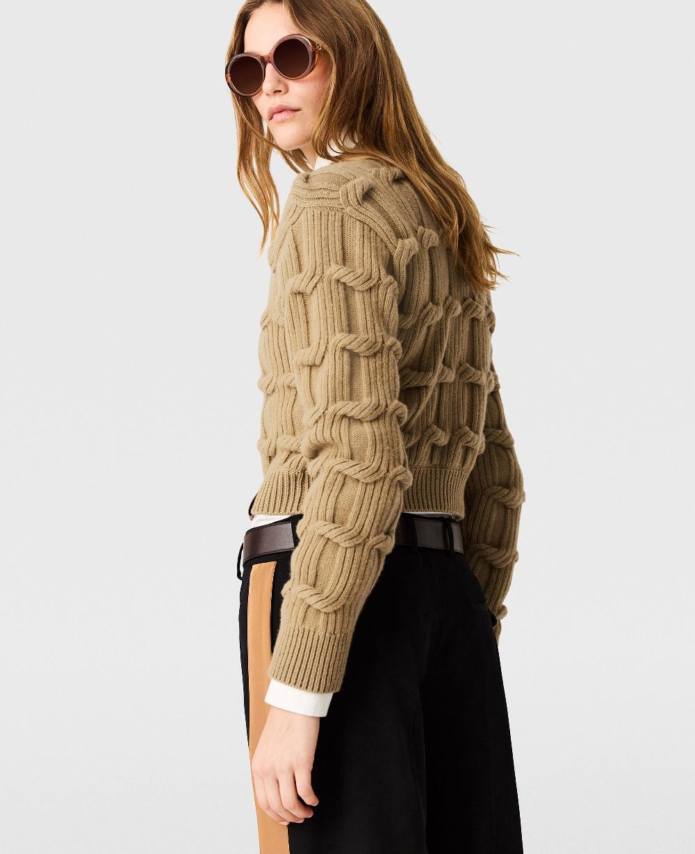 Stella Falabella Cable-Knit Crewneck Jumper