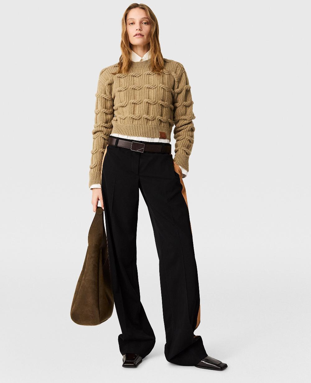 Stella Falabella Cable-Knit Crewneck Jumper