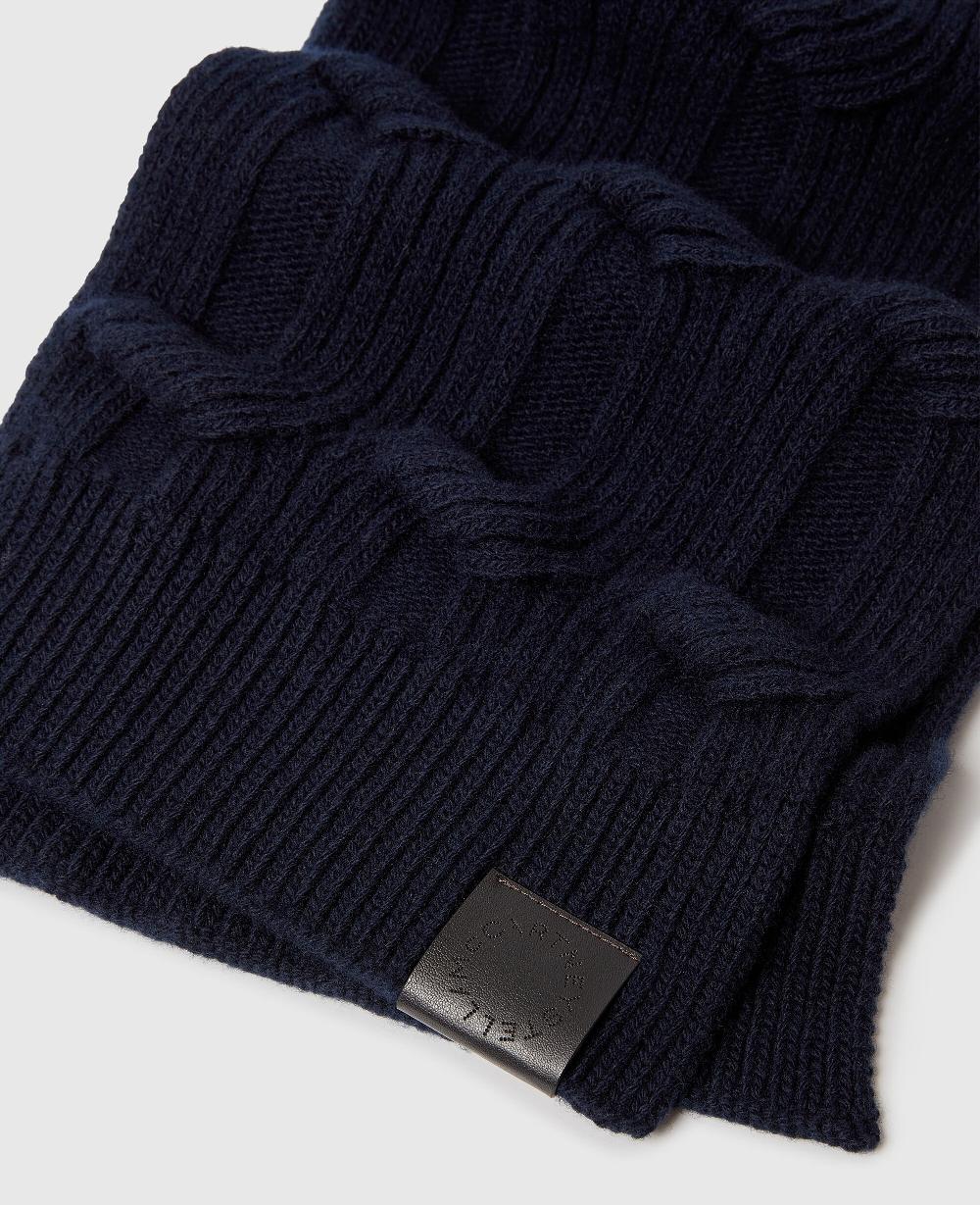 Stella Falabella Cable-Knit Scarf