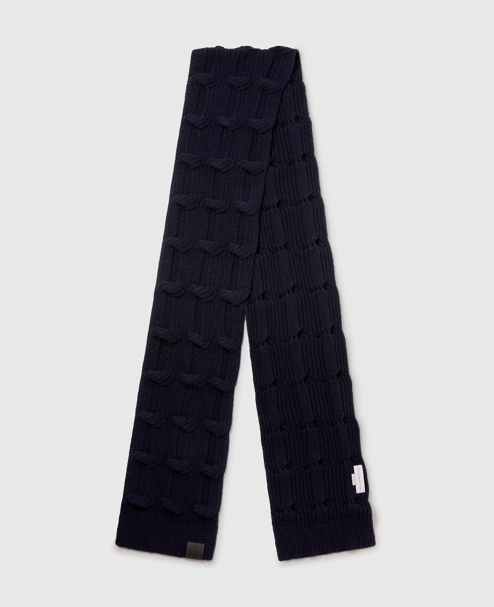 stella Falabella Cable-Knit Scarf