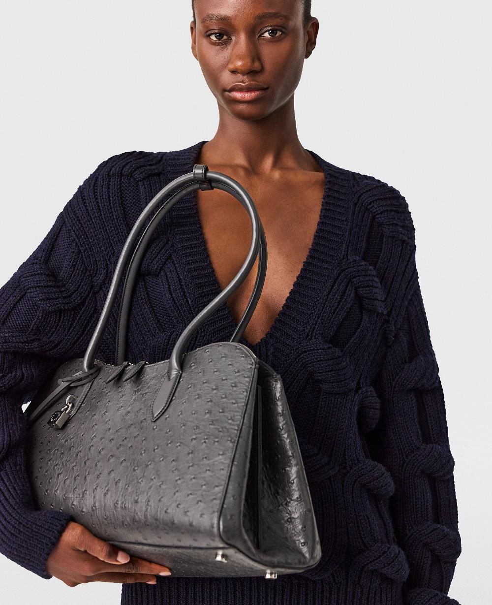 Stella Falabella Cable-Knit V-Neck Jumper