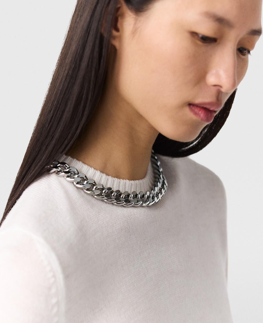 Stella Falabella Chain Fine-Knit Sweater