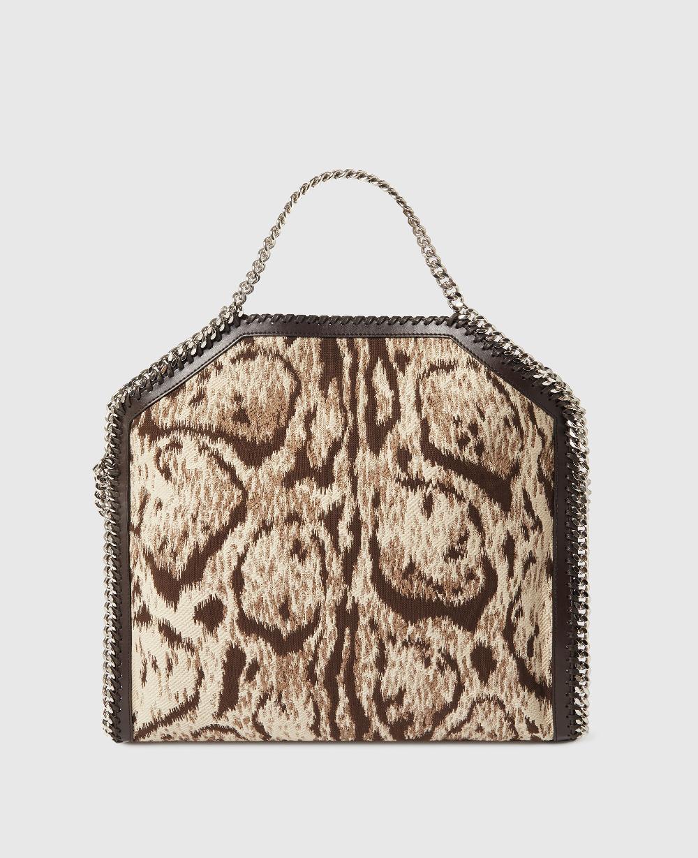 Stella Falabella Cloud Leopard Fold-Over Tote Bag
