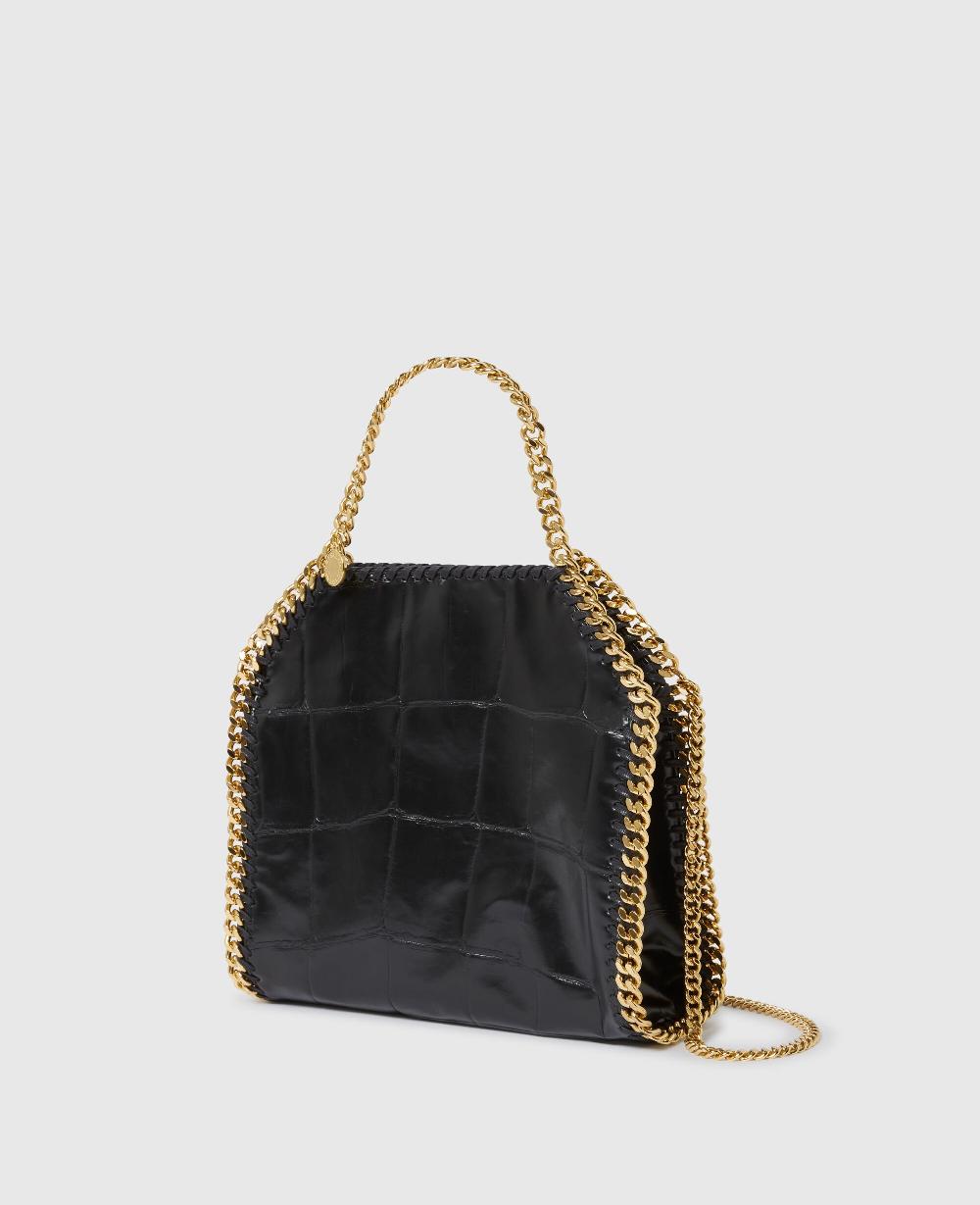 Stella Falabella Crocodile-Embossed Mini Tote