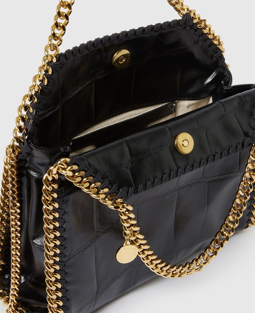 Stella Falabella Crocodile-Embossed Mini Tote