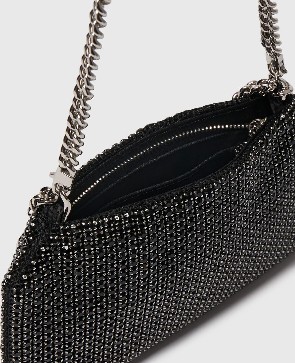 Stella Falabella Crystal Mesh Crossbody Bag
