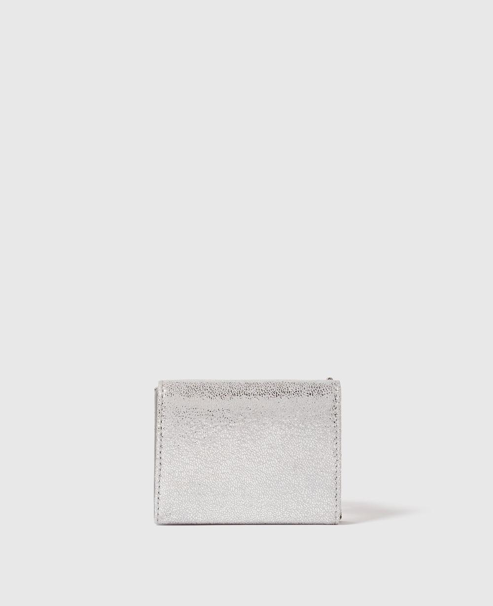 Stella Falabella Metallic Tri-Fold Wallet