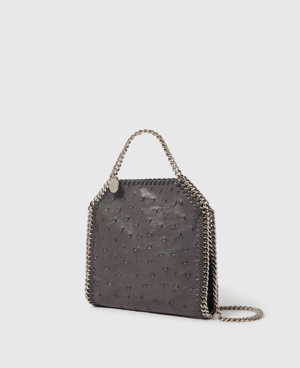 Stella Falabella Ostrich Tiny Tote Bag
