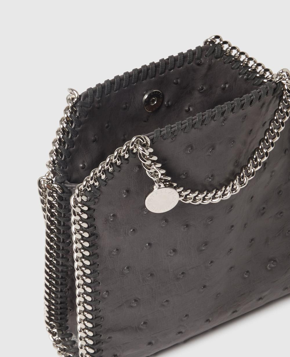 Stella Falabella Ostrich Tiny Tote Bag