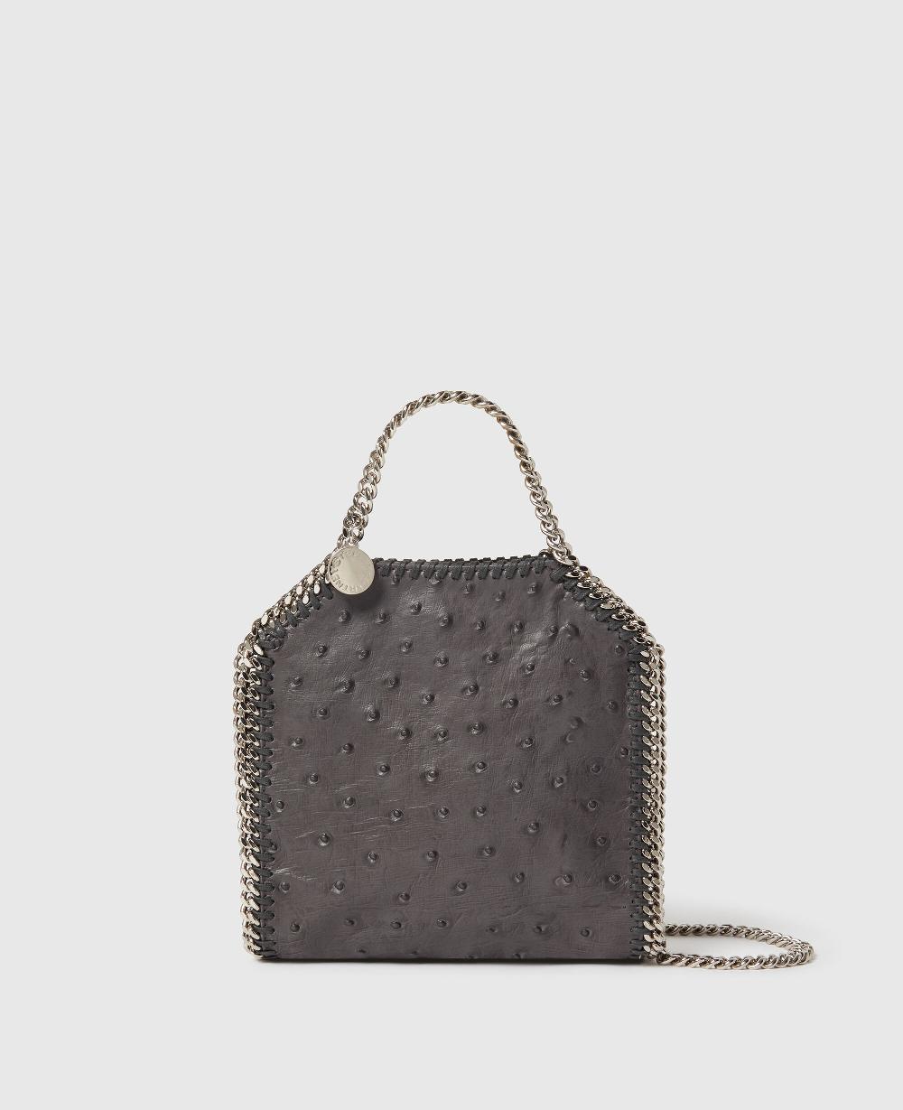stella Falabella Ostrich Tiny Tote Bag