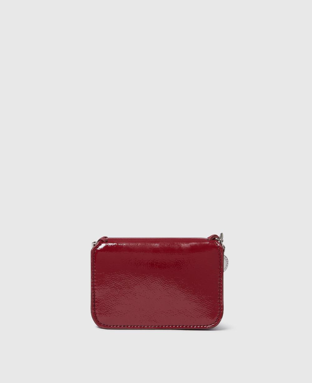 Stella Falabella Patent Zipper Cardholder