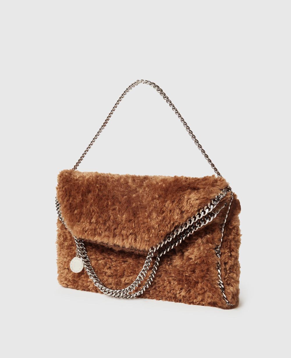 Stella Falabella Plush Fold-Over Tote Bag