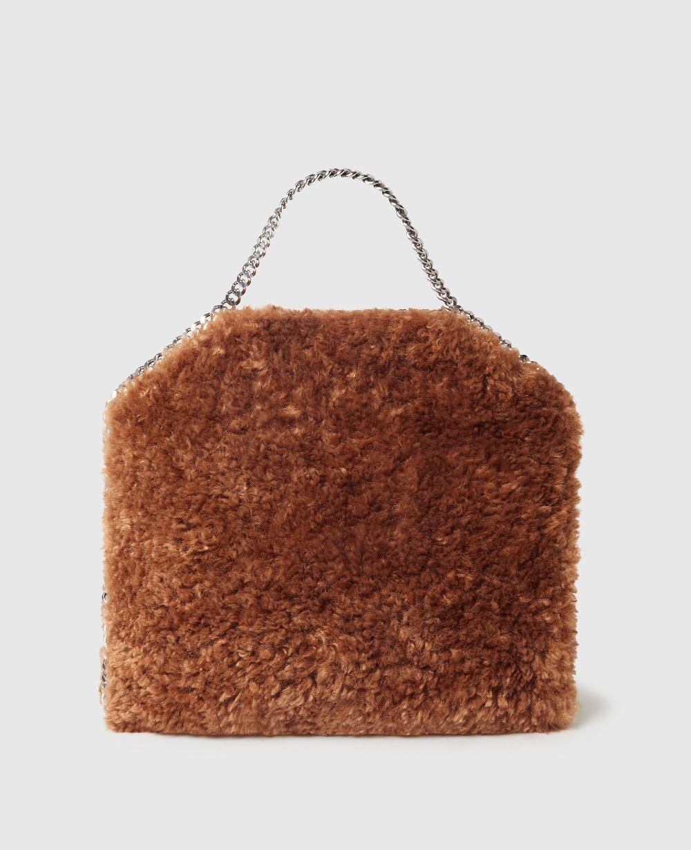 Stella Falabella Plush Fold-Over Tote Bag