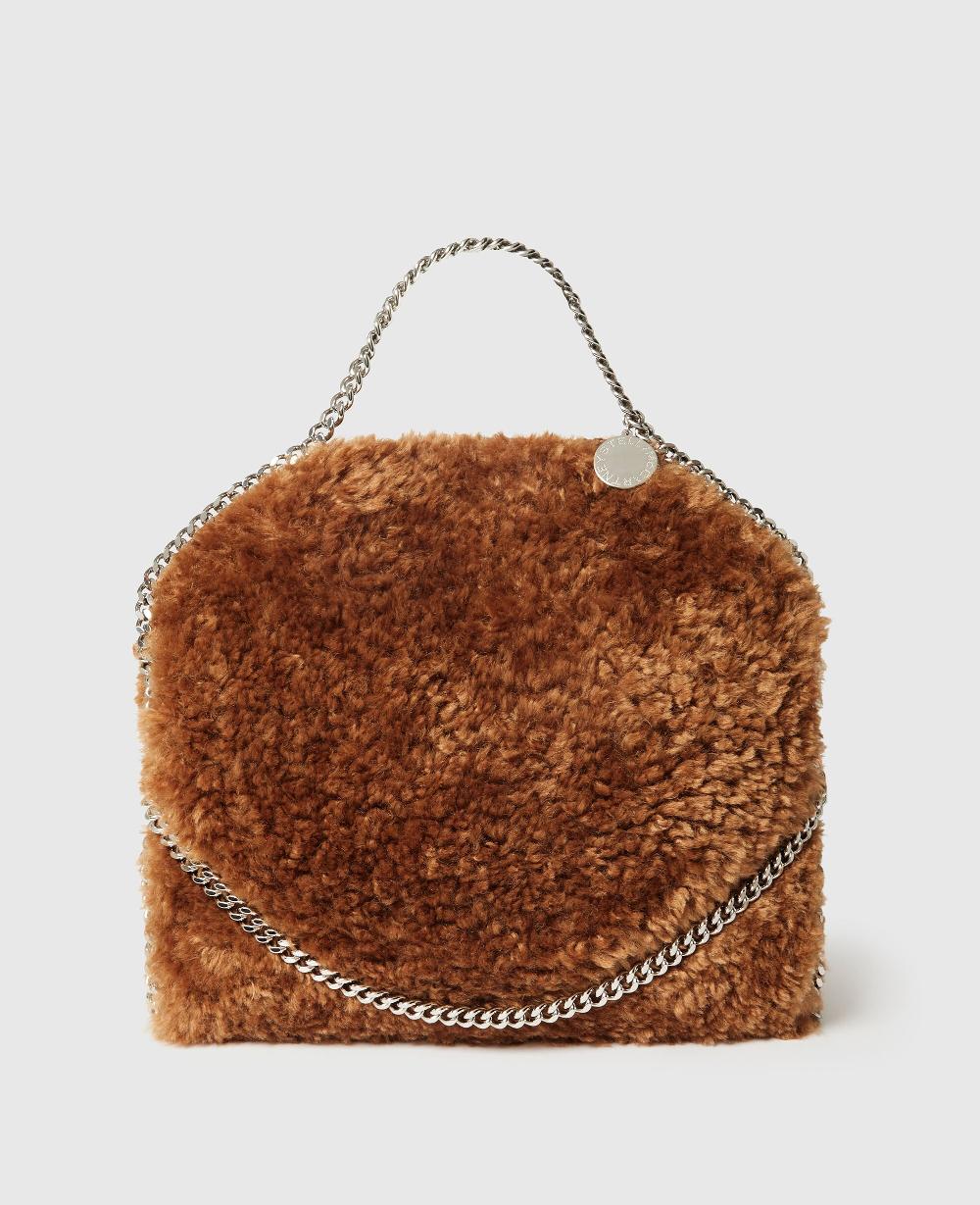 stella Falabella Plush Fold-Over Tote Bag