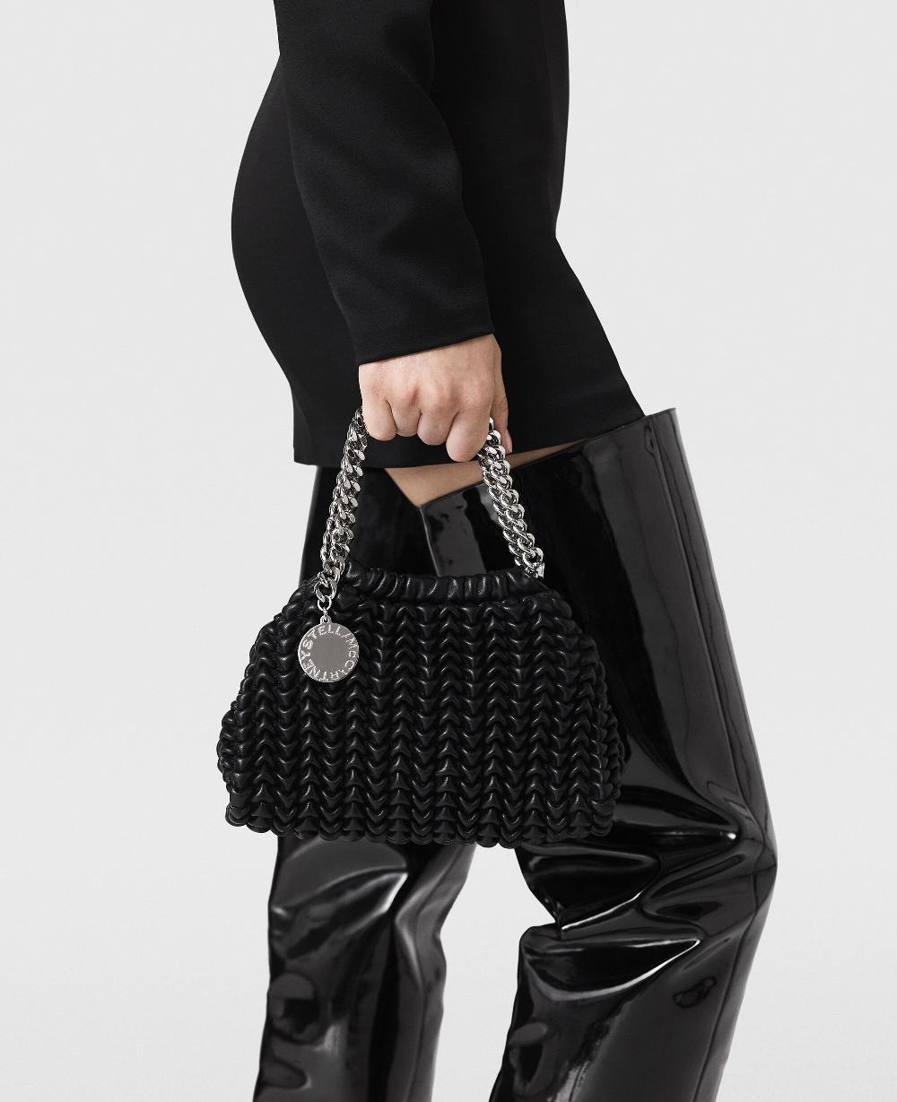 Stella Falabella Popcorn Drawstring Crossbody Bag