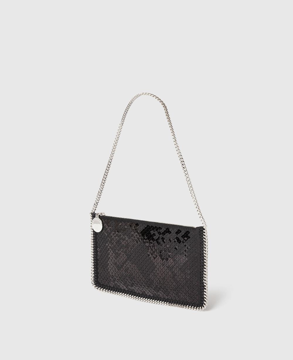 Stella Falabella Sequin Pochette Shoulder Bag