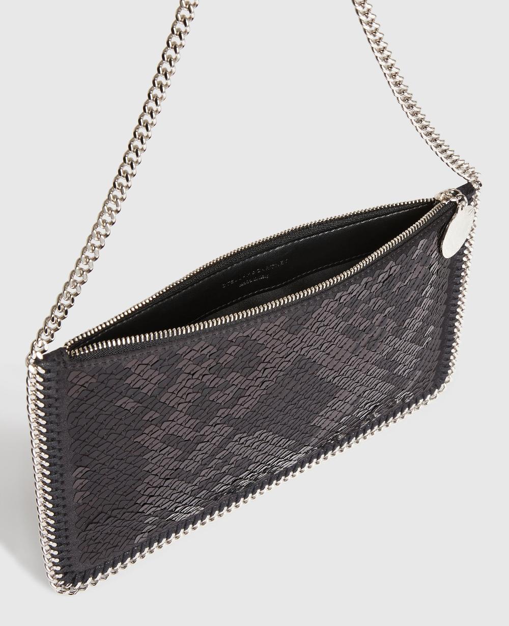 Stella Falabella Sequin Pochette Shoulder Bag