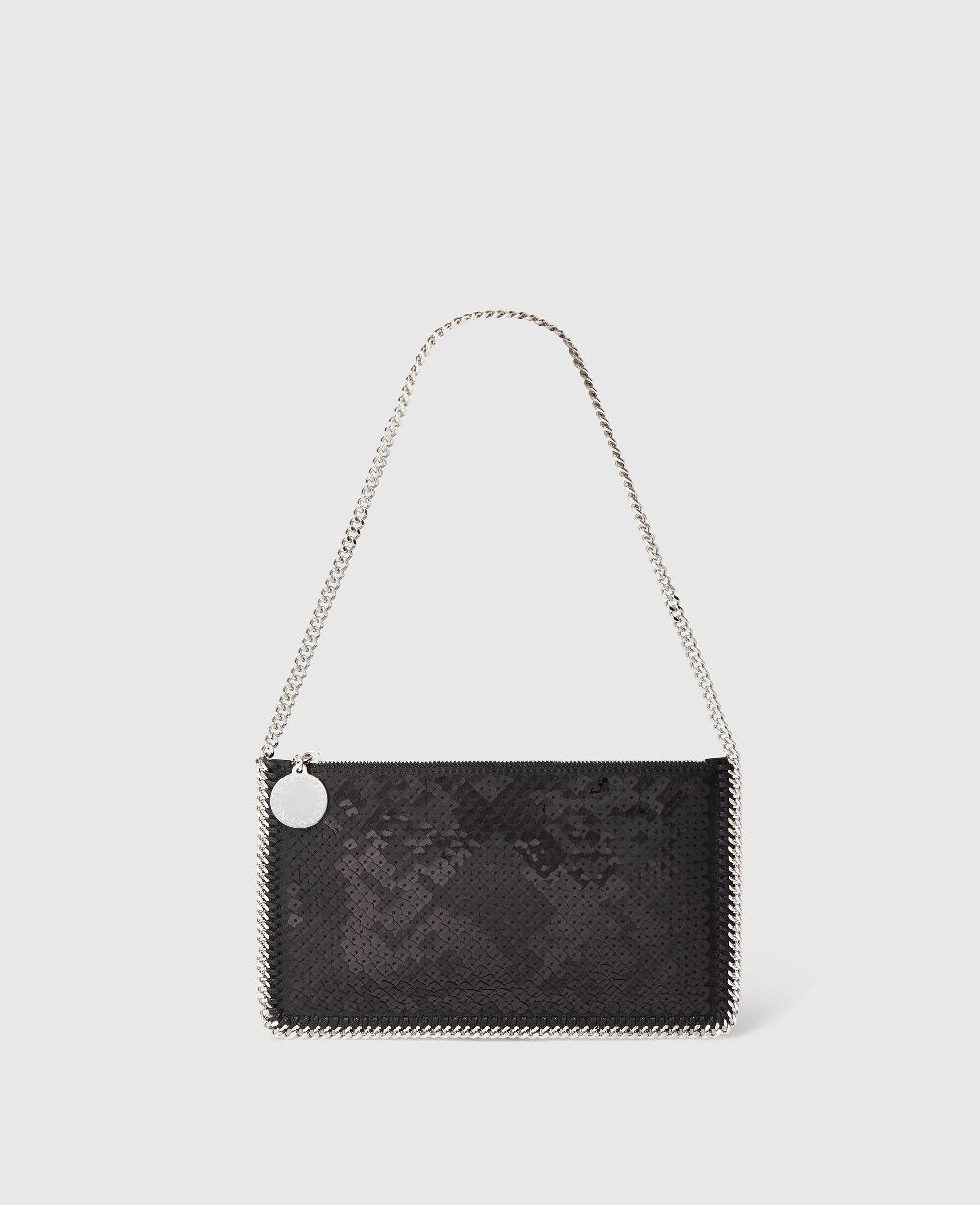 stella Falabella Sequin Pochette Shoulder Bag
