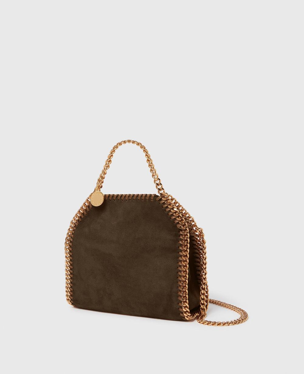 Stella Falabella Suede Tiny Tote Bag
