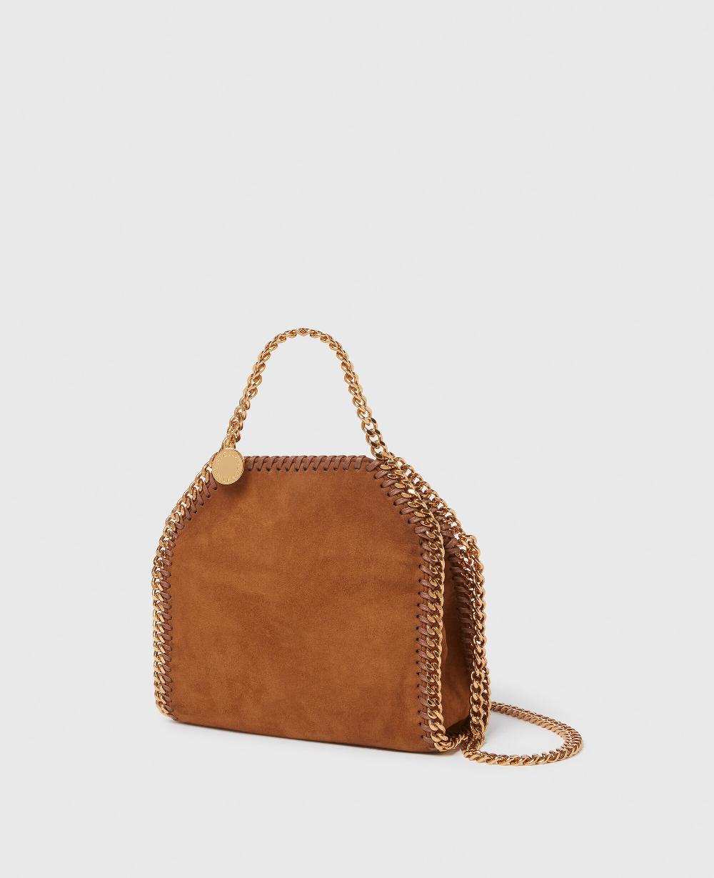 Stella Falabella Suede Tiny Tote Bag