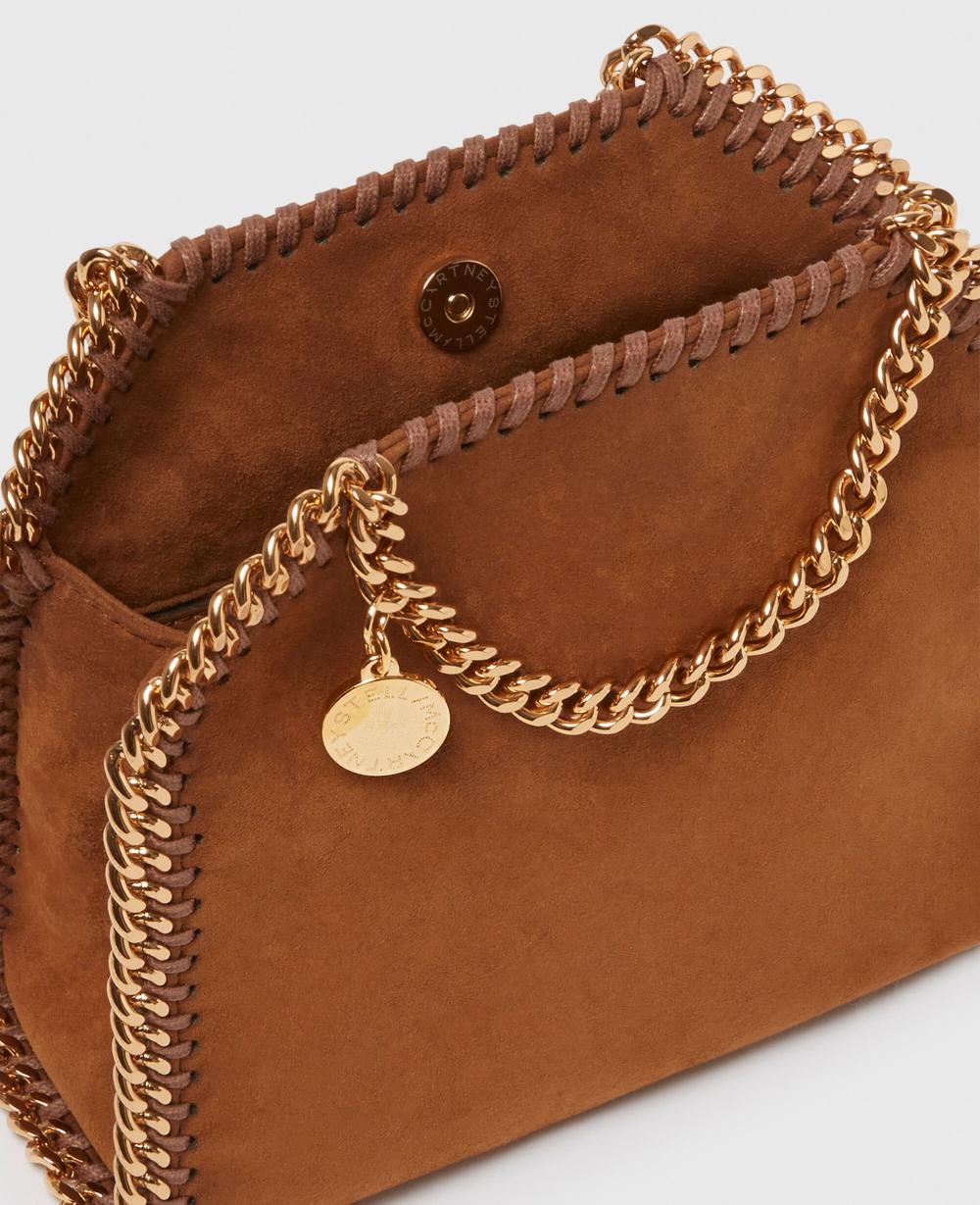 Stella Falabella Suede Tiny Tote Bag