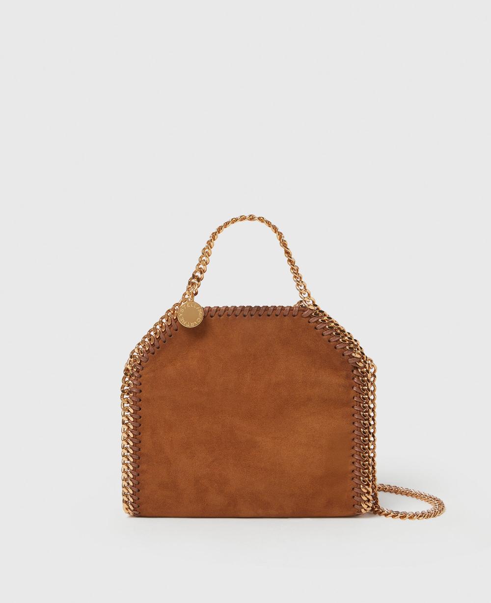stella Falabella Suede Tiny Tote Bag