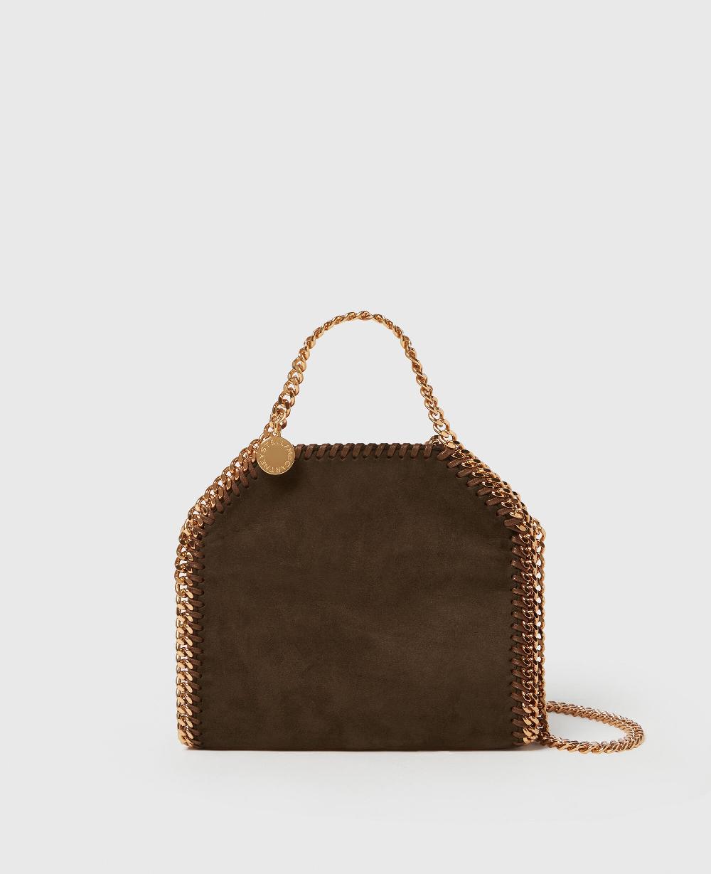 stella Falabella Suede Tiny Tote Bag
