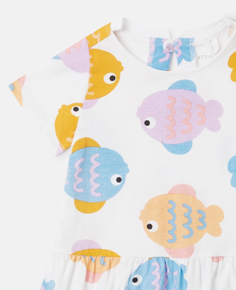 Stella Fish Print Jersey Dress
