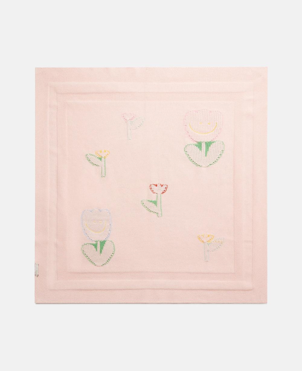 Stella Floral Appliqué Blanket