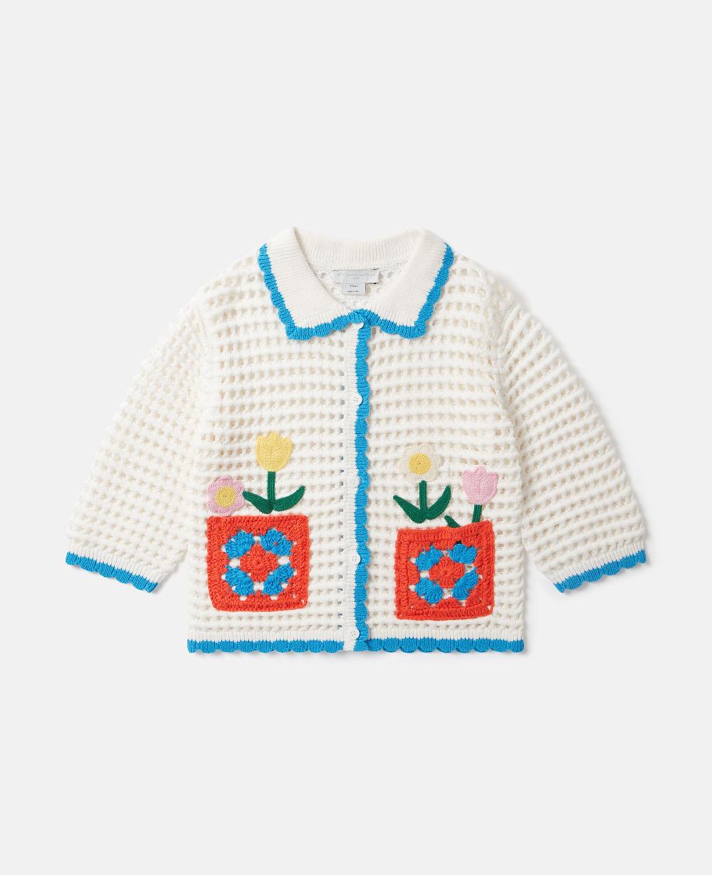 stella Floral Appliqué Cardigan