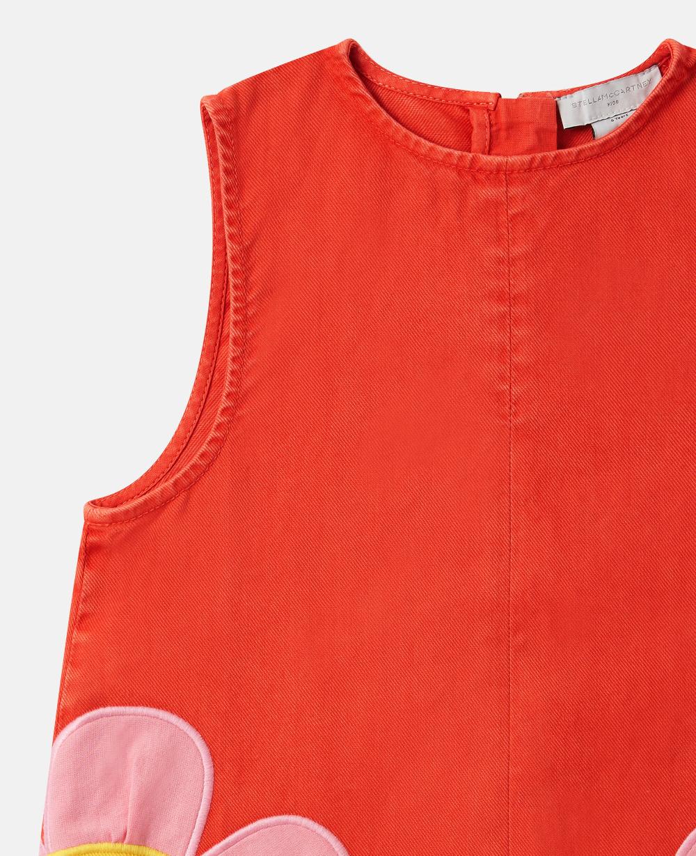 Stella Floral Appliqué Sleeveless Dress