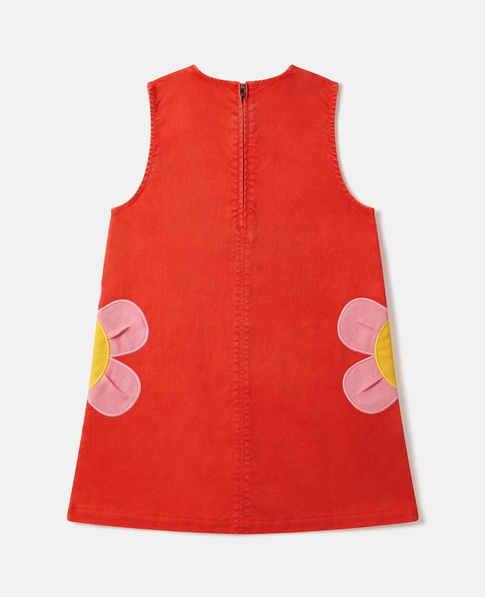 Stella Floral Appliqué Sleeveless Dress