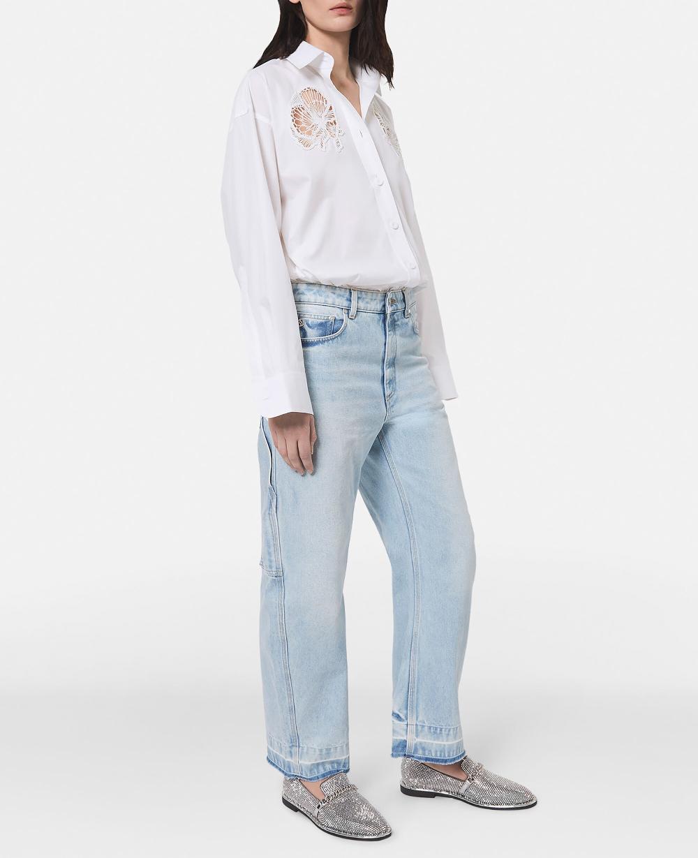 Stella Floral Comely Panel Oxford Shirt