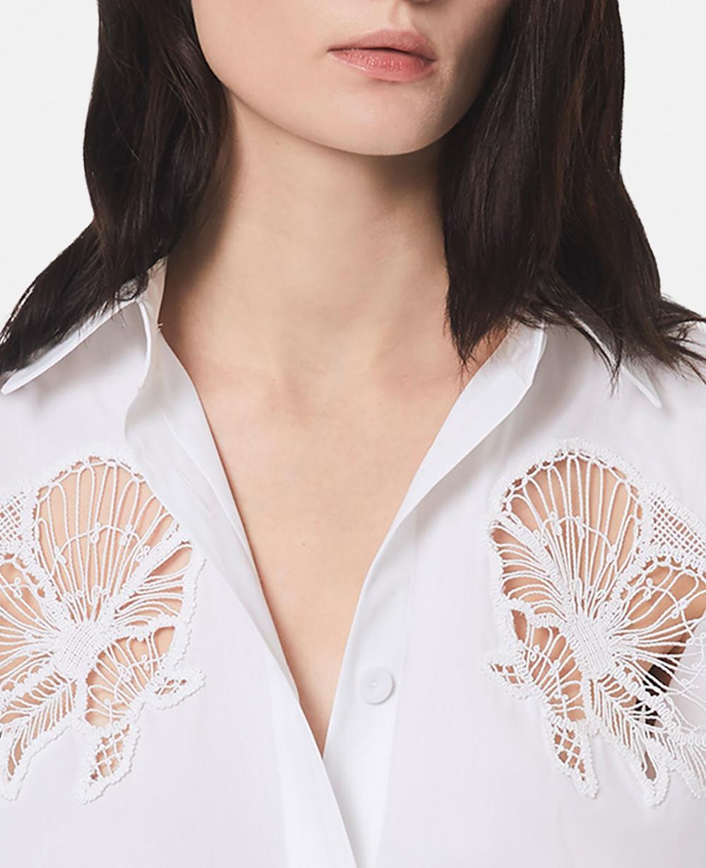 Stella Floral Comely Panel Oxford Shirt