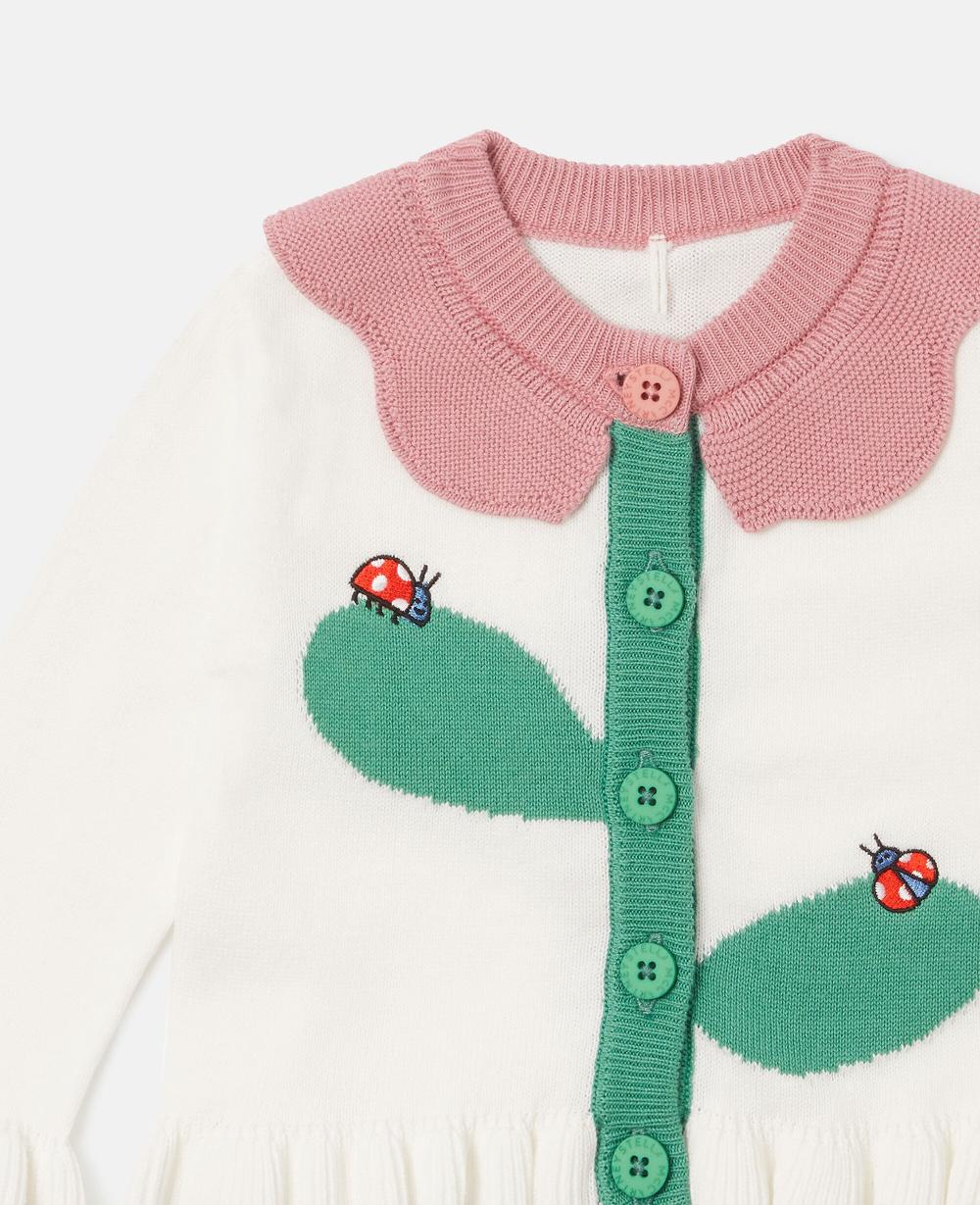 Stella Floral Crochet Knit Cardigan