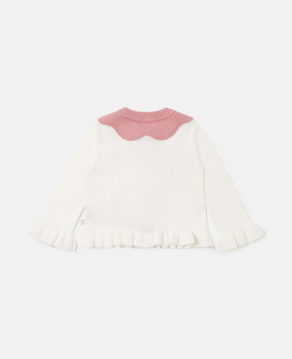 Stella Floral Crochet Knit Cardigan