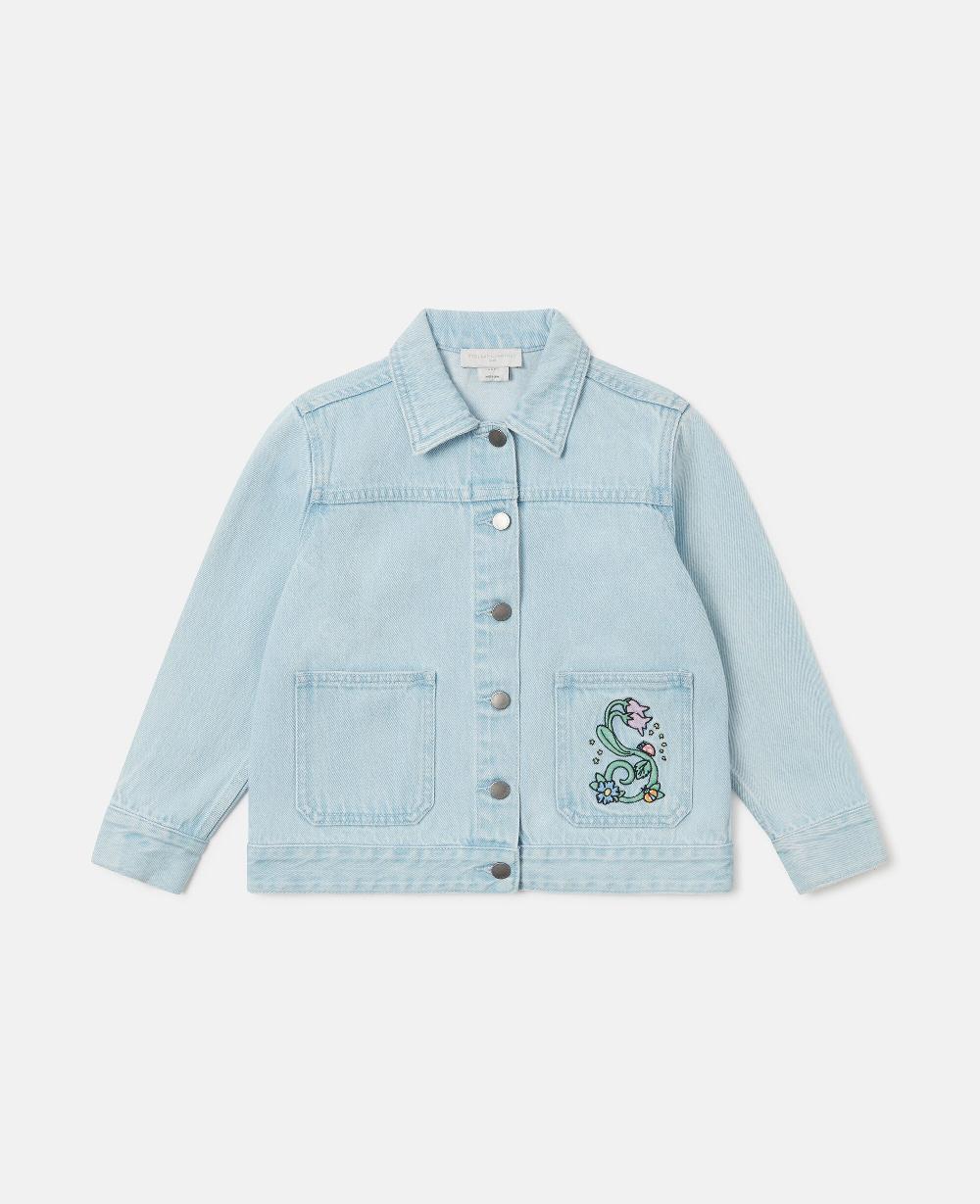 stella Floral Embroidered Denim Jacket