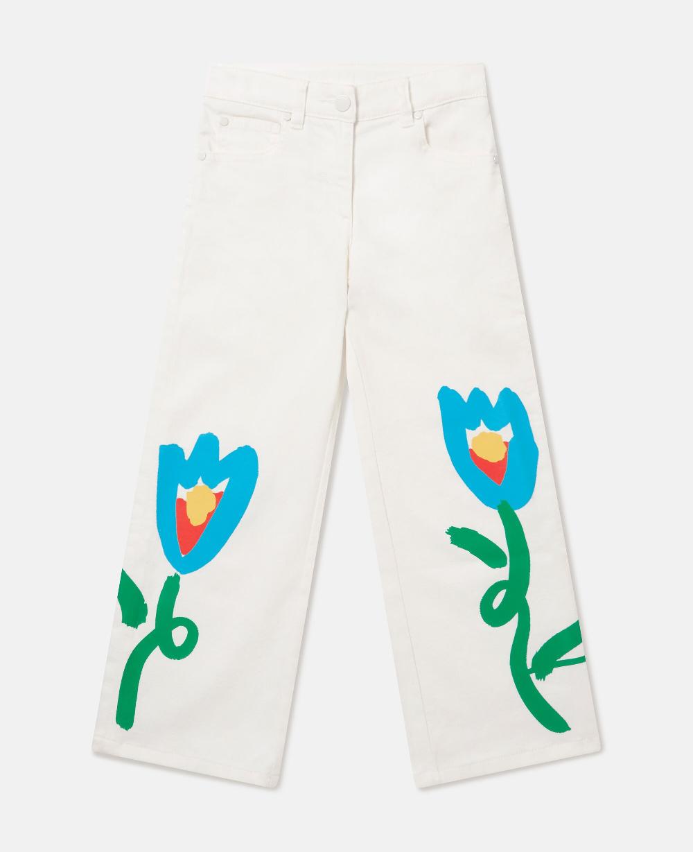 stella Floral Gabardine Pants
