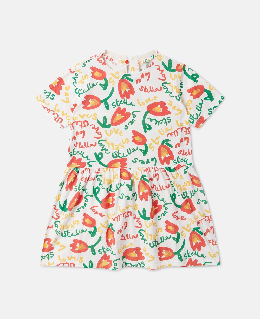 stella Floral Print Jersey Dress